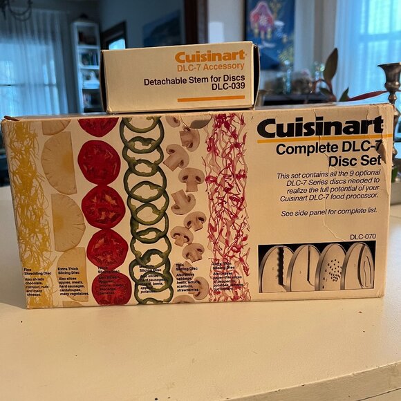SOLD::Set of 9 Cuisinart DLC-7 food processor discs - Picture 1 of 1